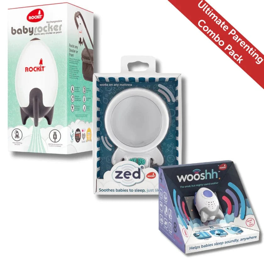 rockit portable baby stroller rocker. rocks any stroller Rockit Rechargeable, Zed & Wooshh Sleep Bundle
