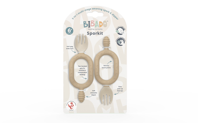 Bibado Multi-stage baby weaning spoon and dipper - Sporkit® (Two Pack)