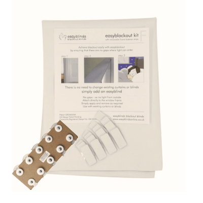 Easynight PREMIUM Blackout Blind Kits CREAM 2m x 1.35m
