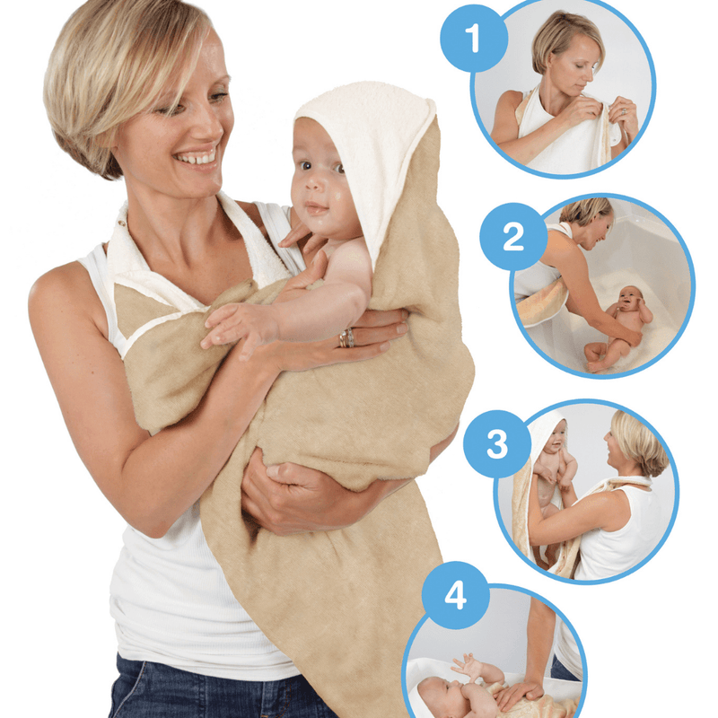 Cuddledry 'Hands-free' baby towel
