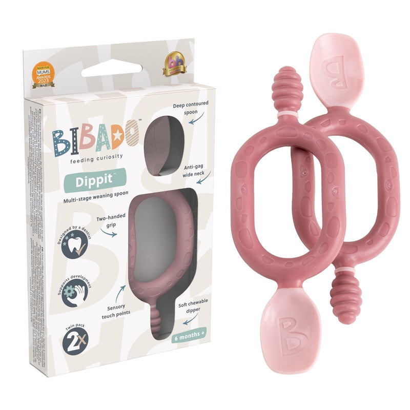 Bibado Multi-stage baby weaning spoon and dipper - Dippit® (Two Pack)