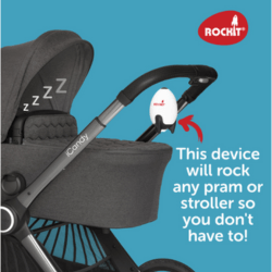 rockit portable baby stroller rocker. rocks any stroller The Rockit Stoller Rocker Rechargeable