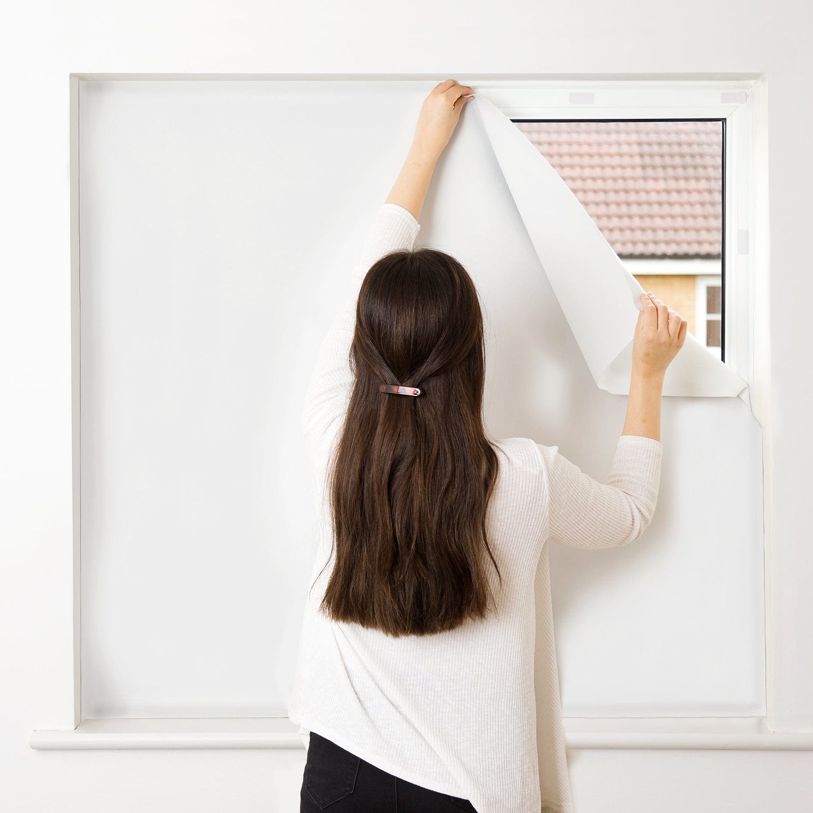 Easynight PREMIUM Blackout Blind Kits WHITE 1.5m x 1.35m