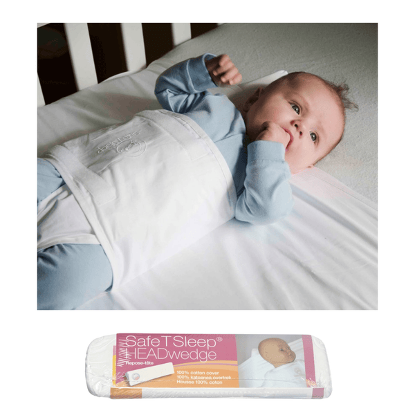 Safe T Sleep®  Sleepwrap® Baby Wrap & little HEADwedge